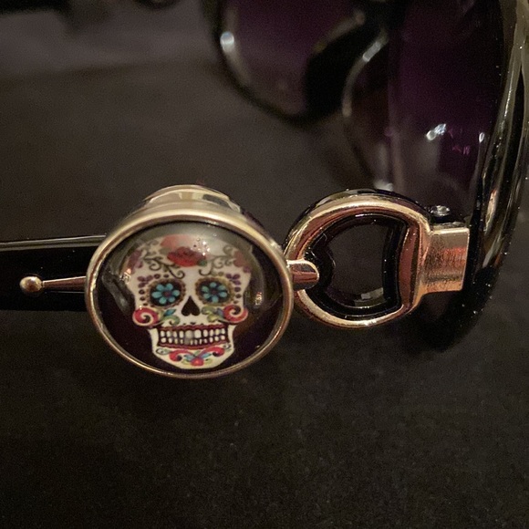 Sugar Skull Design Sunglasses 🎁 - Picture 2 of 5